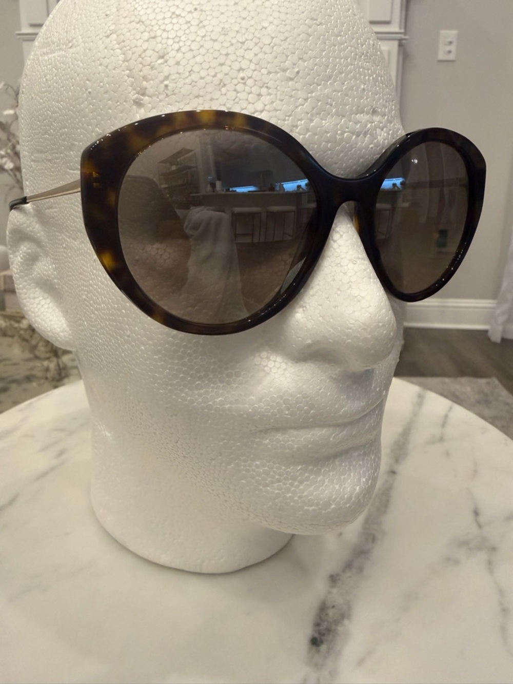 Prada Tortoiseshell Oversized Women's Sunglasses - Brown Lenses - Picture 7 of 7